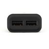 Helmet Wall Charger with Cable USB to Lightning 2xUSB 2.4A, Black 