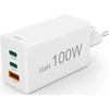купить Зарядное устройство сетевое Hama 201997 Charger 2X Usb-C, 1X Usb-A, Pd, Qc 3.0, Gan, 100W, White в Кишинёве 