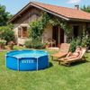 cumpără Piscină cu cadru Intex 28296 Metal Frame Blue 244х76сm, 2843L, cadru metalic în Chișinău 