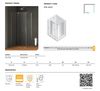 купить Душевая кабина New Trendy Smart Rectangular 100x80x200 8mm EXK-4020 в Кишинёве 