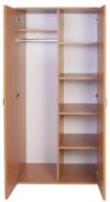 cumpără Dulap de birou Tisam Шкаф для одежды и книг закрытый 2 дверный 802х519х1816мм (496мм внутр) (0636) în Chișinău 