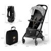 купить Детская коляска KinderKraft KSPIL002BLKBI00 (Cabin) Pilot 2 Lunar Black в Кишинёве 