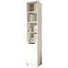 купить Шкаф детский MebelStar LILU 1D 40x40x210 White (MBS-1315) в Кишинёве 