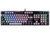 Gaming Keyboard Bloody B828N, Mechanical, Optical Blue Sw, Spill Resistant, Backlit, Grey/Black 