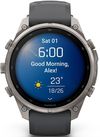 cumpără Ceas inteligent Garmin Fenix 9 Pro, 47mm,Ti, w/Gpht/Blk bnd (010-04336-26) în Chișinău 