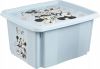 cumpără Cutie depozitare Keeeper Mickey Mouse Cloudy Blue (12237684) 24L для игрушек în Chișinău 