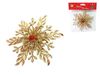купить Новогодний декор Promstore 20203 Украшение елочное Снежинка 14cm в Кишинёве 
