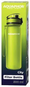 купить Бутылочка для воды Aquaphor 526610 City, 500ml (verde strălucitor) в Кишинёве 