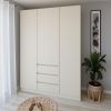 cumpără Dulap Smartex (15917) N16 180cm Ivory în Chișinău 