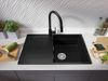 cumpără Chiuvetă bucătărie Primagran San Francisco 780-50 level Black + accesorii 500x780 MHFKC în Chișinău 