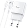 Hoco Wall Charger with Сable USB to Lightning N9 2.1A Especial, White 