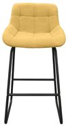 купить Барный стул Deco Nicole CFS Hoker LB SORO-40+Black Leg Yellow в Кишинёве 