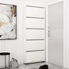 купить Полка для обуви Mobildor-Lux Leo Slim 90x16x203H cm White в Кишинёве 