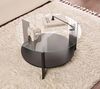 купить Журнальный столик Trendy Clara, Masuta de cafea, Wood Black, Transparent, 75x40x75cm в Кишинёве 