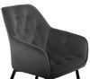 купить Стул Interdepo BEL new Dark Grey Velvet в Кишинёве 