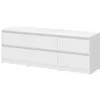 купить Тумба напольная для TV MebelStar NEO 6S 150x43x53 White (MBS-1278) в Кишинёве 