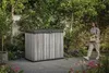 cumpără Căsuţă de grădină Keter 57684 Deco SIO Darwin 1150L, 141x82x120cm, gri în Chișinău 