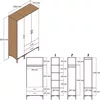 купить Шкаф Trendy Kumsal PT-Nuc, Alb в Кишинёве 