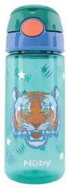cumpără Cană cu pai Nuby NV04010 Поильник с трубочкой 360° Tritan Flip-it Glitter 540 мл. (от 3 лет) în Chișinău 
