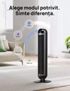 купить Вентилятор напольный DREO Nomad DR-HTF014, 8 viteze, 4 moduri, telecomanda, negru в Кишинёве 