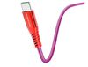 cumpără Borofone cable BU13 Craft Type-C 5A fast charging data cable Red, 1.2m, nylon, 716941 în Chișinău 