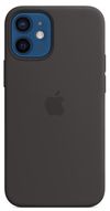 купить Чехол для смартфона Apple iPhone 12 mini Silicone Case with MagSafe Black MHKX3 в Кишинёве 