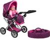 купить Кукла PlayTo 33103 коляска для кукол Elsa pink-black в Кишинёве 
