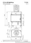 Каминная топка HOXTER ECKA 67/45/51Lа/Ra (левосторонняя/правосторонняя)