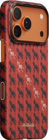 купить Чехол для смартфона Pitaka iPhone 17 Pro Max Happiness Rides Edge (Cinnabar Steed) (HR1708PM) в Кишинёве 