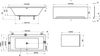 купить Ванна Ravak Formy 01 acryl 180x80 C881000000 в Кишинёве 