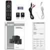 Speakers SVEN "MS-2080" SD-card, USB, FM, remote control, Bluetooth, Black, 70w/40w + 2x15w/2.1 