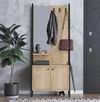 cumpără Mobilă pentru antreu Trendy Lumi Dec0145, StejarNegru, 74x170x35cm (GTR005928) în Chișinău 