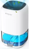 купить Осушитель воздуха EvoAir HUMIX300, 300ml/24h, Silentios, Lumina Ambientala în 7 culori, Alb в Кишинёве 