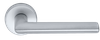 Дверная ручка на розетке Nevada-F1 серебро + накладка WC
