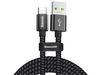Baseus Cable USB to Type-C Double Fast Charging 5A 1m, Black 