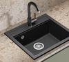cumpără Bateria bucătărie Helika-AquaSanita 5523E2-221 SABIA ECO2 Light grey în Chișinău 
