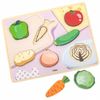 cumpără Puzzle Viga 44703 Puzzle tactil-inserție Legume, 7elem în Chișinău 