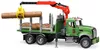 cumpără Mașină Bruder 2824 BD Camion forestier cu macara MACK, 43252 în Chișinău 
