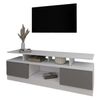 купить Тумба напольная для TV Smartex (16501) Т9 120cm TV Alb+Grafit в Кишинёве 