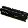 купить Оперативная Память 16GB DDR5 Dual-Channel Kit Kingston HyperX FURY Beast Black KF556C40BBK2-16 16GB (2x8GB) DDR5 PC5-44800 5600MHz CL40, Retail (memorie/память) в Кишинёве 