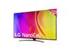 55" LED TV LG 55NANO826QB, Black (3840x2160 UHD, SMART TV, DVB-T/T2/C/S2) 