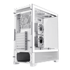 Case ATX GAMEMAX Vista AW, w/o PSU, 0.6mm, 6x120mm ARGB fans, Dual TG, USB3.0, Type-C, White 