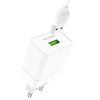 Borofone BA47A Mighty Speed + Кабель Type-C (QC3.0) [White] Зарядное устройство Borofone