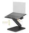 купить Подставка для ноутбука Brateck DWS36-01 Gas Spring Sit-Stand Desk Converter, Black в Кишинёве 
