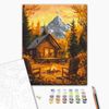 cumpără Tablou pe numere BrushMe BS54169 40x50cm (în cutie) Căldura toamnei în cămin în Chișinău 
