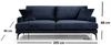 cumpără Canapea Trendy Papira Bleumarin, 90x88x205cm (3 locuri) în Chișinău 