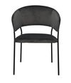 купить Стул Evelin di Costacurta YTC-097B, UF BLU-14 (Dark grey) в Кишинёве 