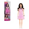 cumpără Păpușă Barbie HRH21 Fashionista în rochie roz în carouri cu volane drăguțe și un guler cu fundiță în Chișinău 