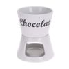 купить Чашка Excellent Houseware 51396 Фондю-чашка для горячего шоколада с 2 вилками в Кишинёве 