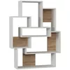 cumpără Raft de birou Trendy Barce, Alb, Stejar 101x132x22cm, raft de carti în Chișinău 